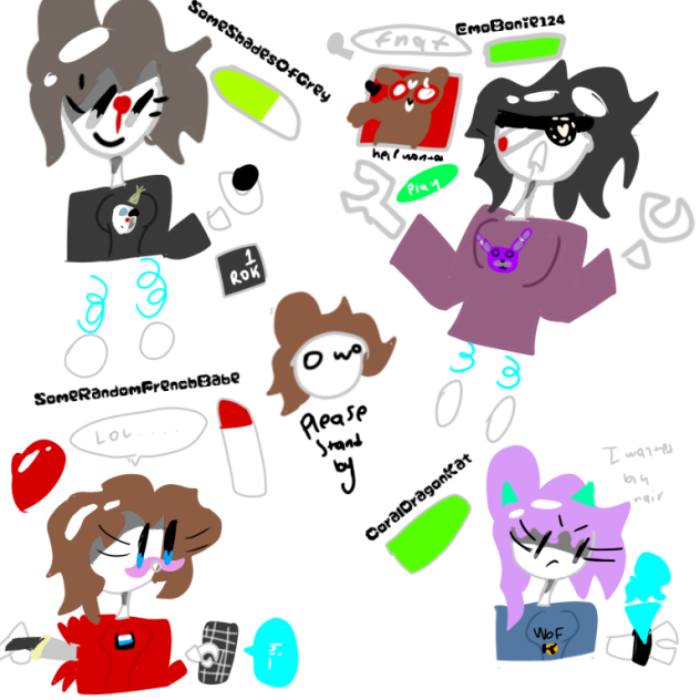Favorite artists playing roblox part 1