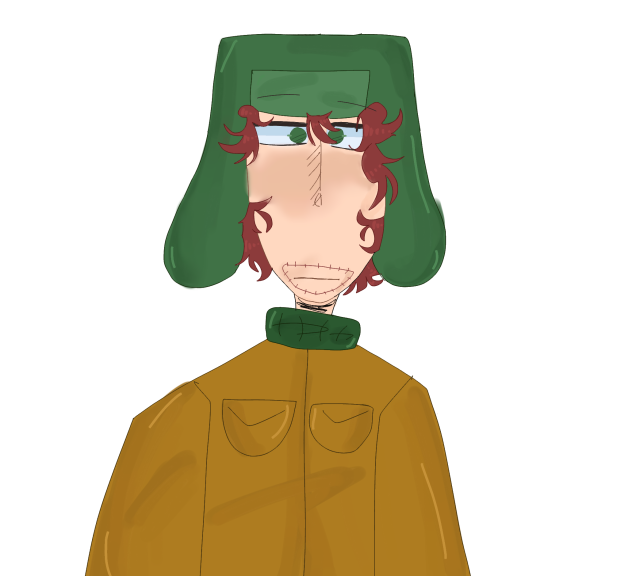 Kyle!(with mouth scar )