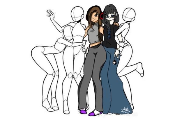 How I look collab too btw