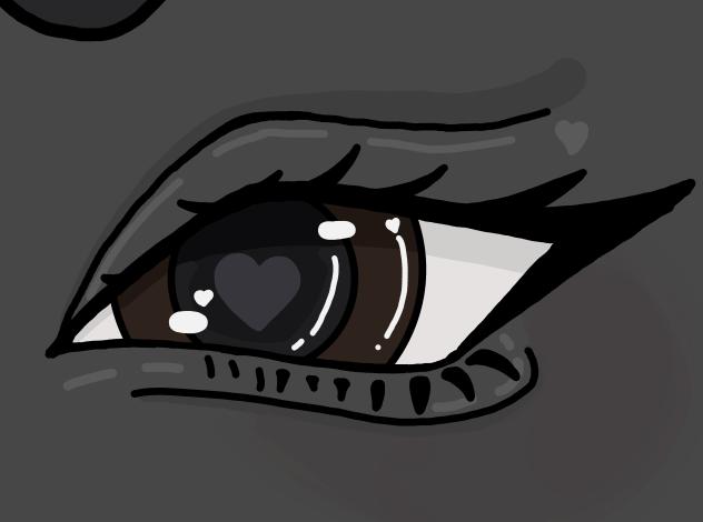lazy eye drawing
