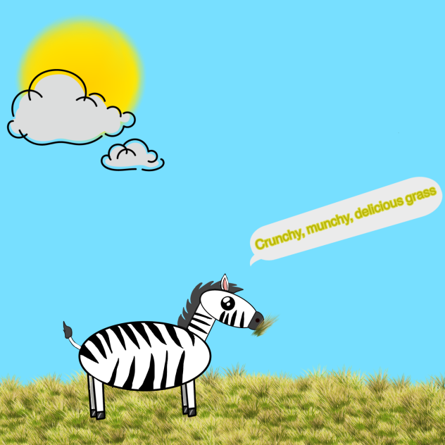 De crunchy, munchy, delicious grass