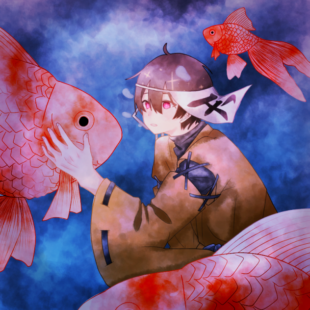 金魚とロボロ