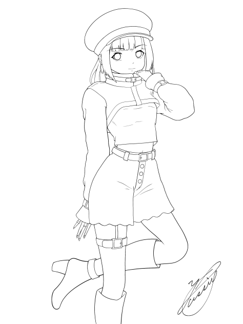 The day I thought I might like you（線画）