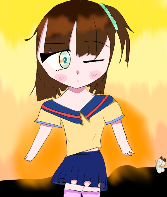 初めて書いた スカートの書き方 Ibispaint