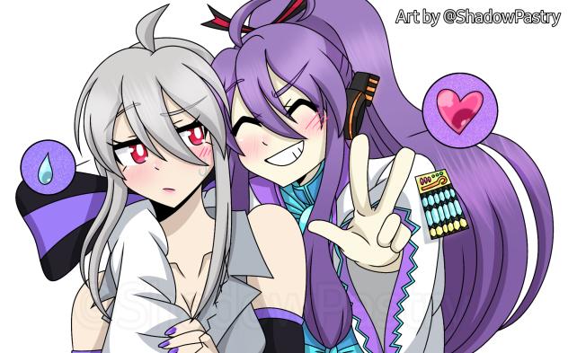 Haku Yowane × Gakupo Camui Fanart 🍆🍾