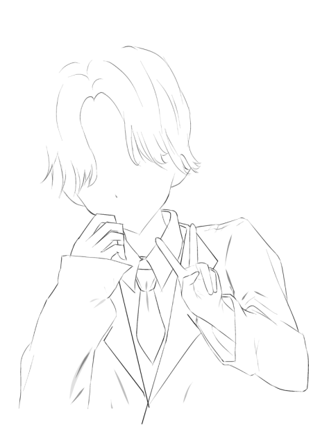 🌱💧《線画》