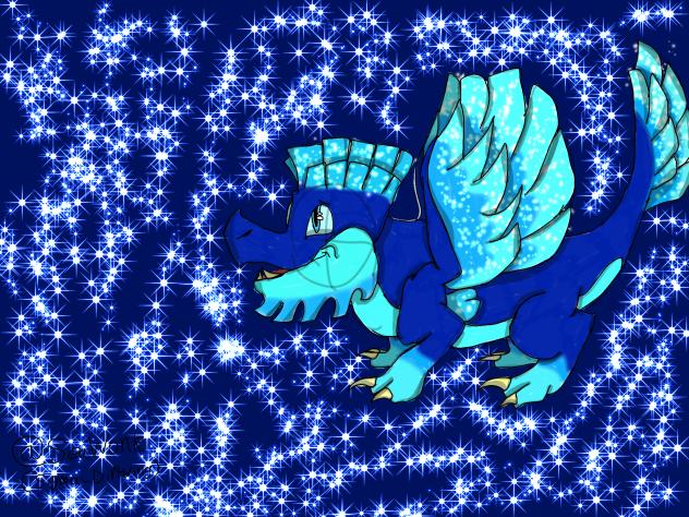 Celerulean dragon fanart-DragonVale