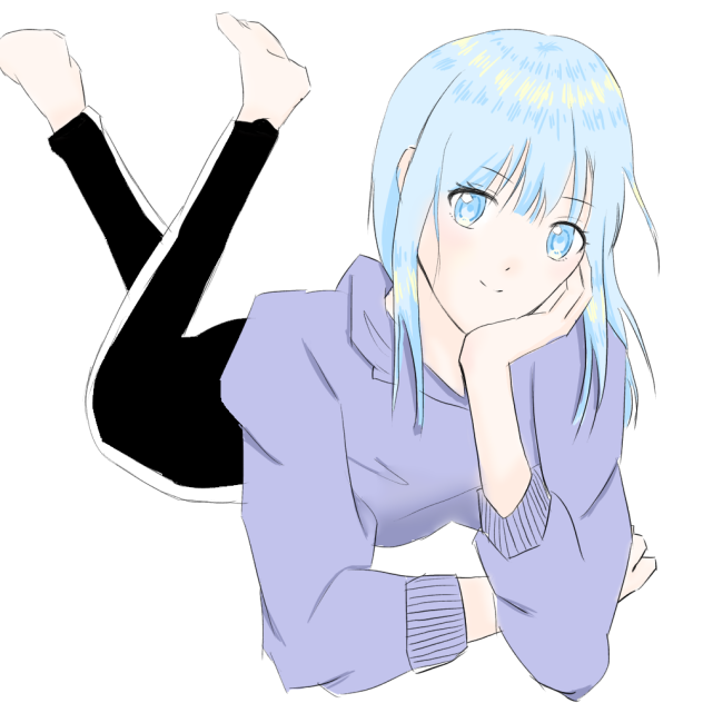 何も考えずに描いた