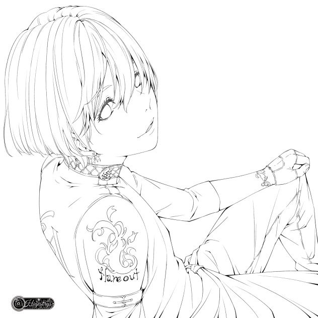 ★ant-social★(線画)