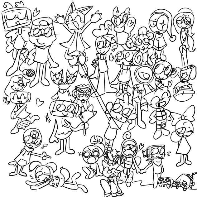 ALL THE DANDYS WORLD TOONS