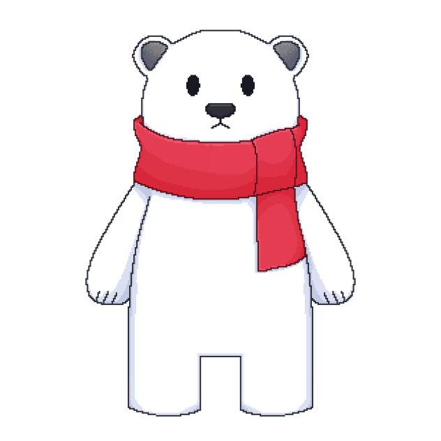 Polar bear 02 (pixel)