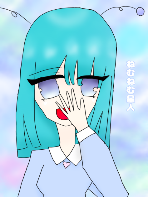 ふぁーってしてそうな子塗った