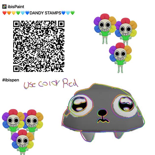 Dandy’s world dandy brush❤️🧡💚💙