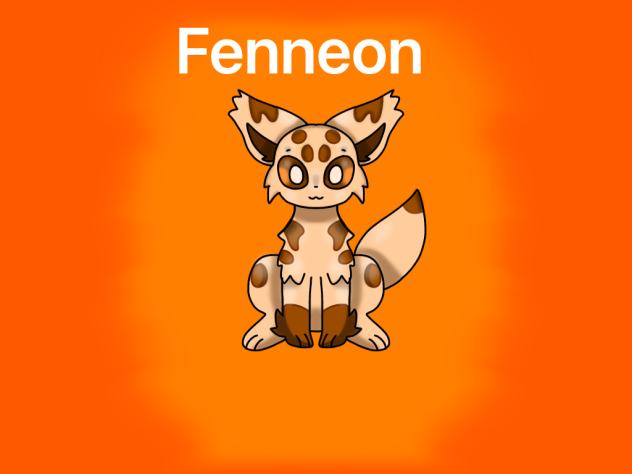 Pokémon. Fakemon. Eeveelutions. Fenneon.