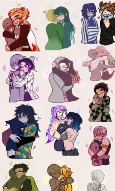 Demon Slayer Hugs