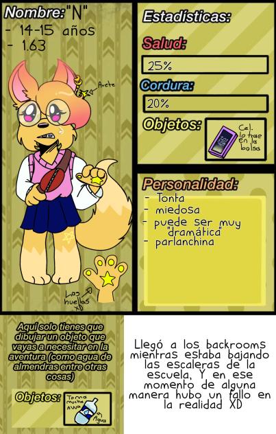 ficha fichosa pa los backrooms