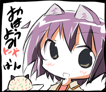 おはようみにゃーはん