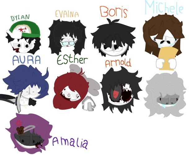 Personajes Random de Terror =P