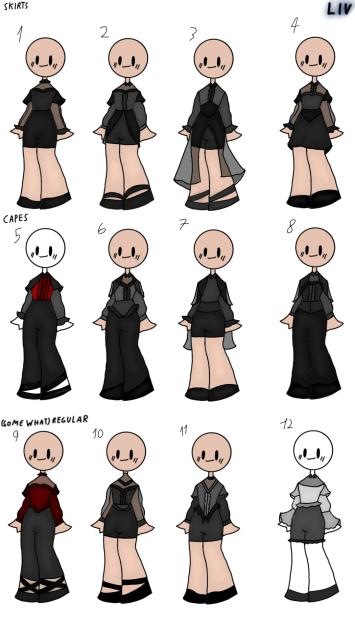 Free To Use Outfits(5, fancy edition 2)