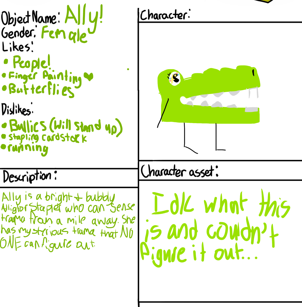 BFFP OC Ally the stapler - ibisPaint
