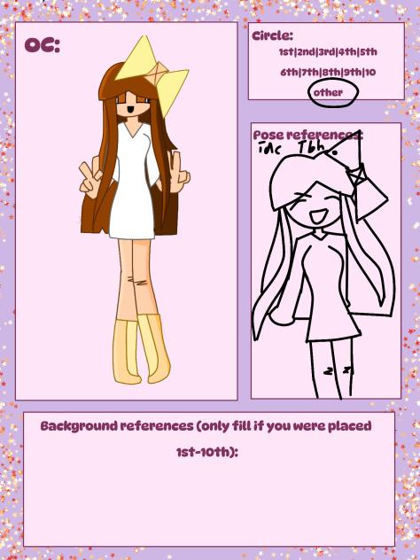 random sheet that i filled in - ibisPaint