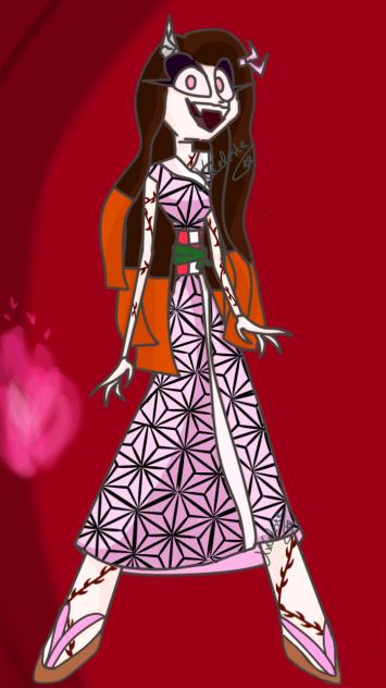 Nezuko in Charlie's Morningstar Body