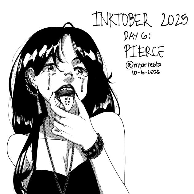 Pierce(Inktober Day 6)