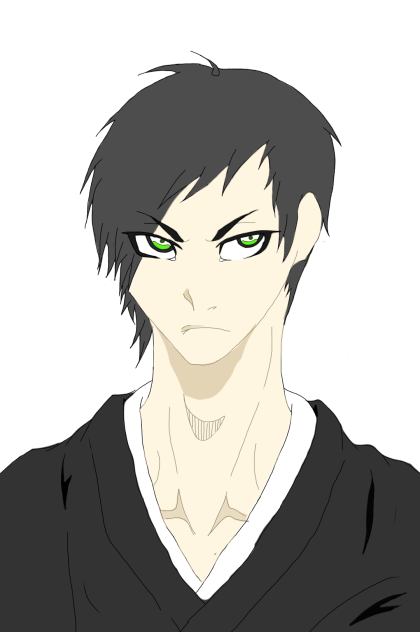 BLEACHのオリキャラ色塗ってみた