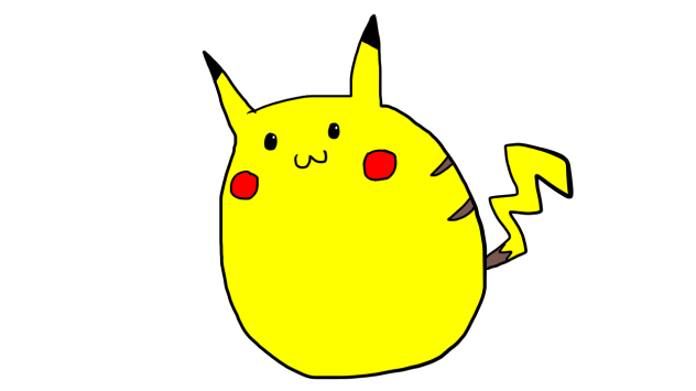 描いてみた】激カワ！ピカチュウ - ibisPaint