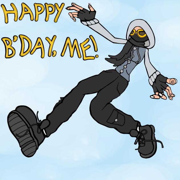 Happy B’day to me! (Unshaded)