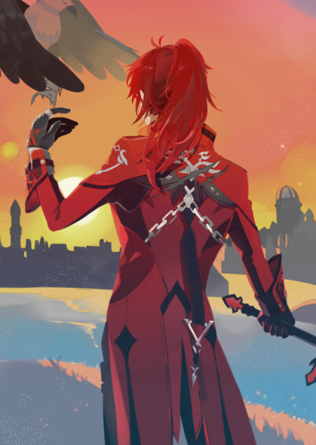 Hero lighten the darkness.