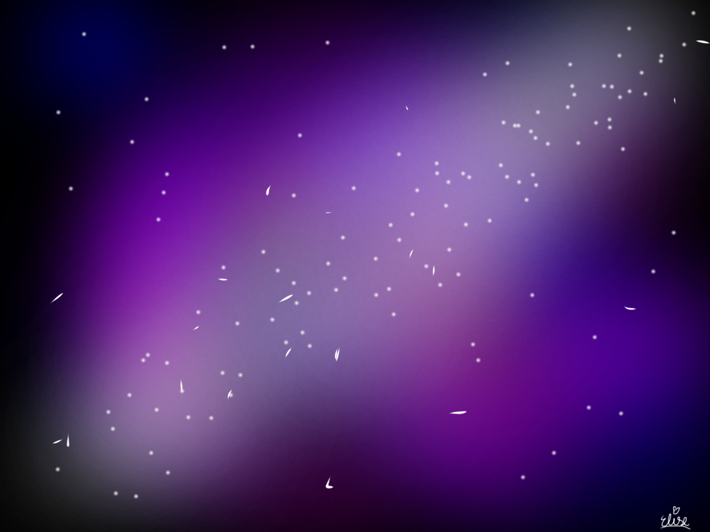 Galaxy background - ibisPaint