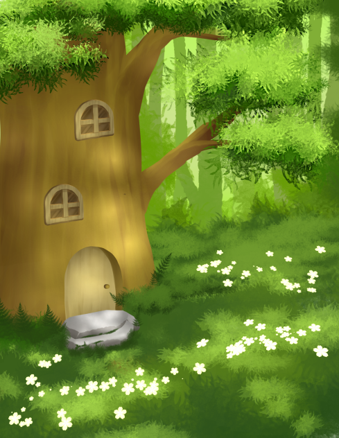 Tree House in  the Forest