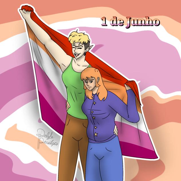 Feliz mês do orgulho! (lésbico)