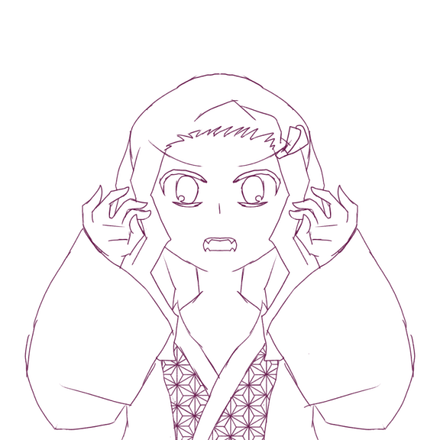 禰豆子〜‼︎   線画