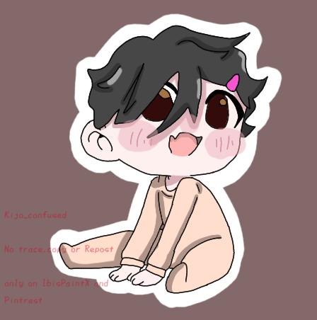 sinple drawing of baby kijo
