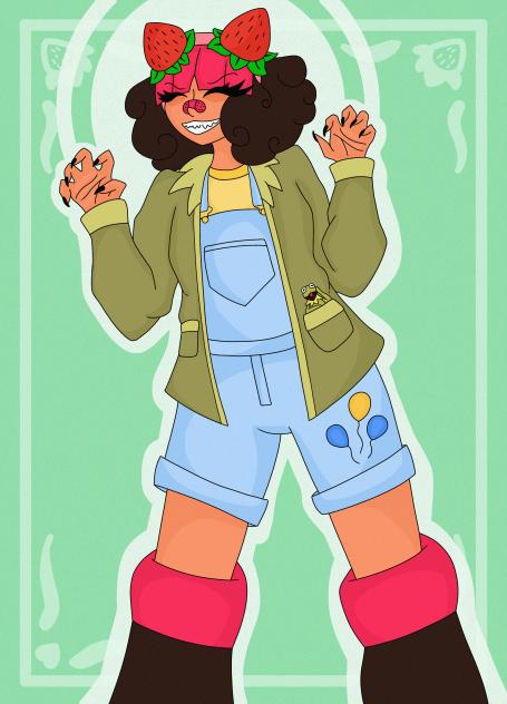 Friends fursona as human