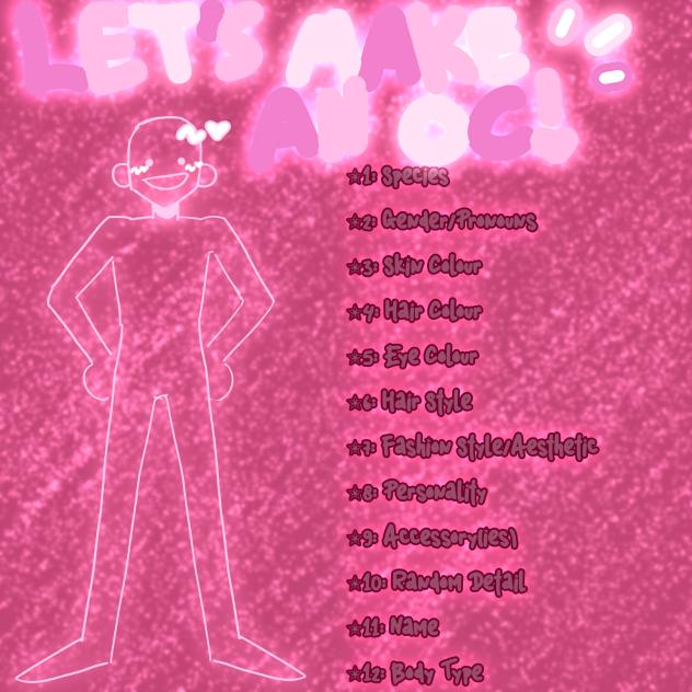 ~✬Let's Make An OC✬~