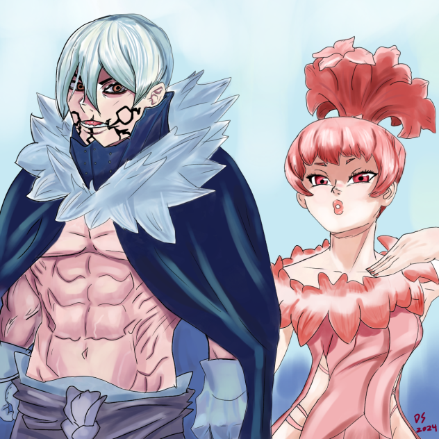 hyoga and homura Dr stone