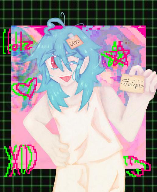1 LUVZ TH1S 1D10T!!!! XD