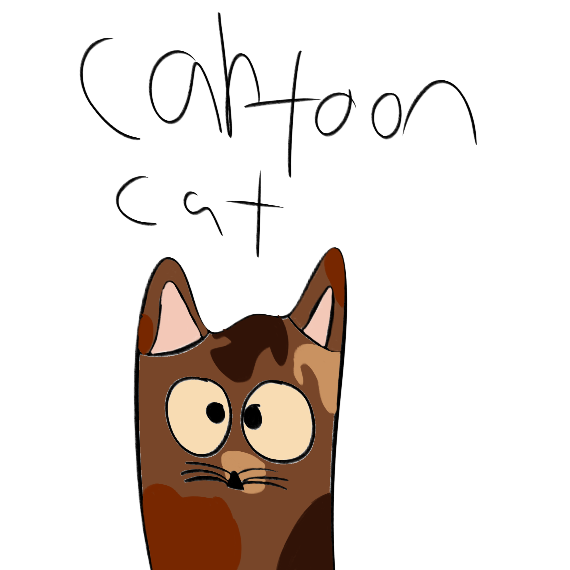 cartoon cat 🩷🩷🩷 - ibisPaint