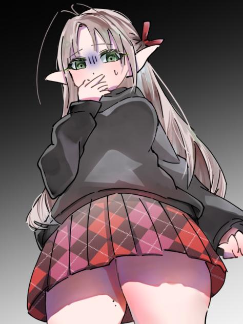 どこ見て……うわ