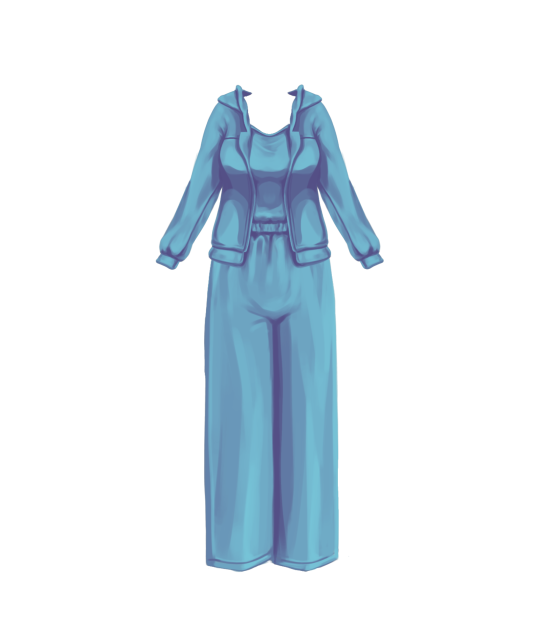 Baju Olahraga Wanita (+ outer) Blue