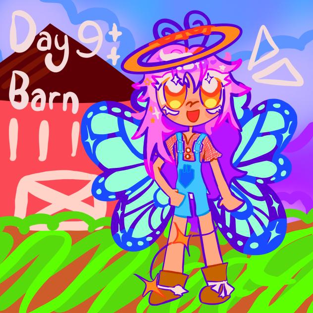day 9, barn! (version 2)