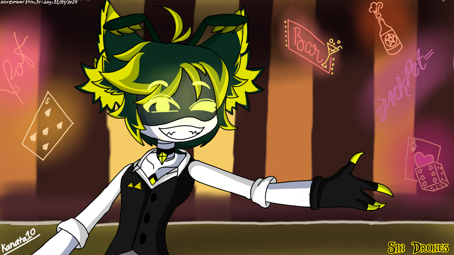 If Greed was singing Love in a bottle - ibisPaint