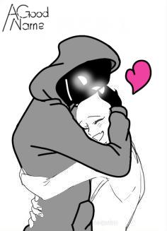 Embracing my girlfriend