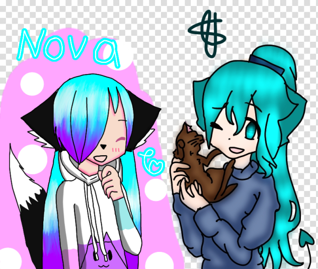 Lunah and me (my sissy) UwU