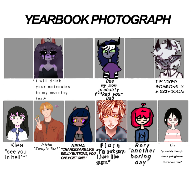 Yearbook Collab with @rekriem !