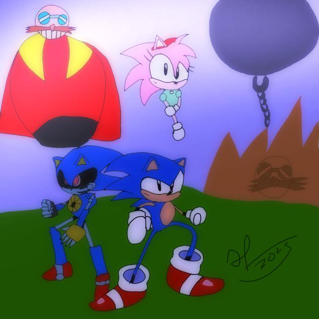 Sonic cd fan art