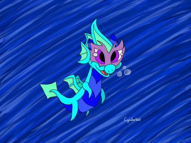 Speedpaint - Water Dragon